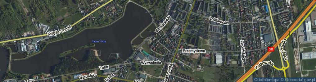 Zdjęcie satelitarne Piwna ul.